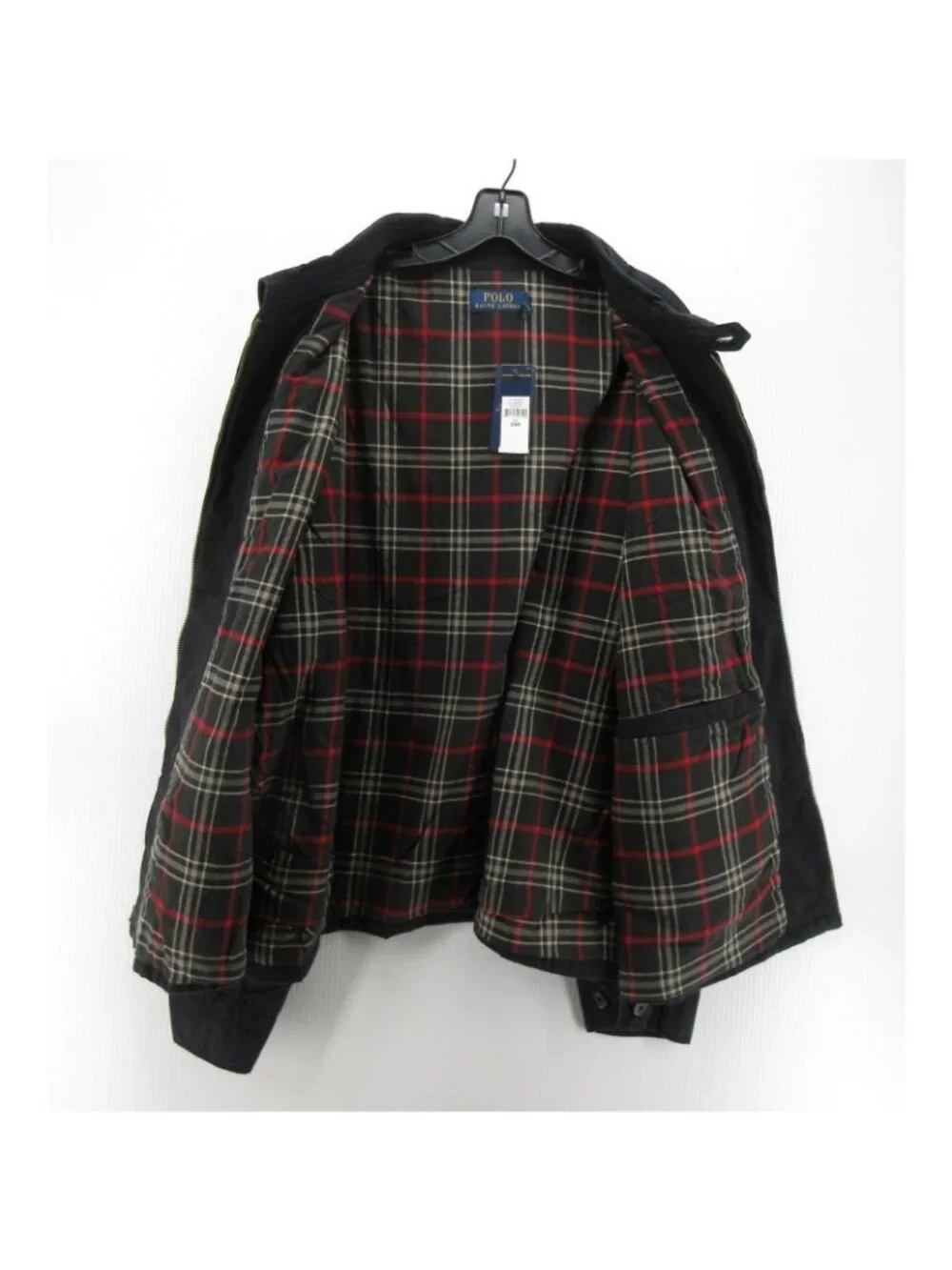 Polo Ralph Lauren Jacket 2XB Big Bi Swing Windbreaker Coat Plaid Lined